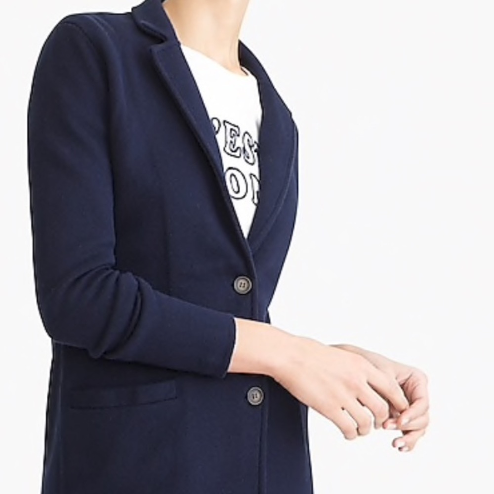 Black JCrew Sweater Blazer NWOT size XS
